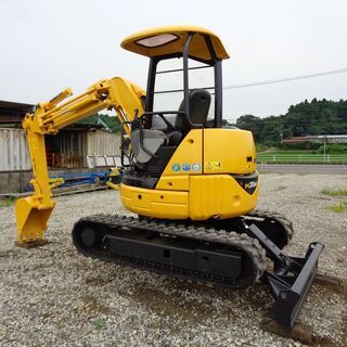 コマツ　PC30UU-3　3トンクラス　小旋回　倍速　全塗装済　ミニ油圧ショベル　ユンボ　バックホー　茨城県