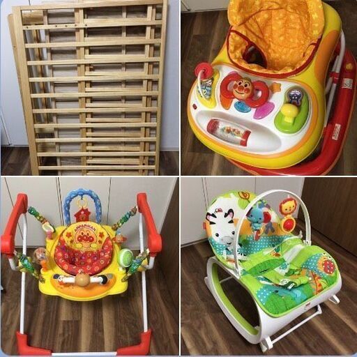 別売り可 カトージ　ベビーベッド　ベビー用品　まとめ売り　アンパンマン　おもちゃ等