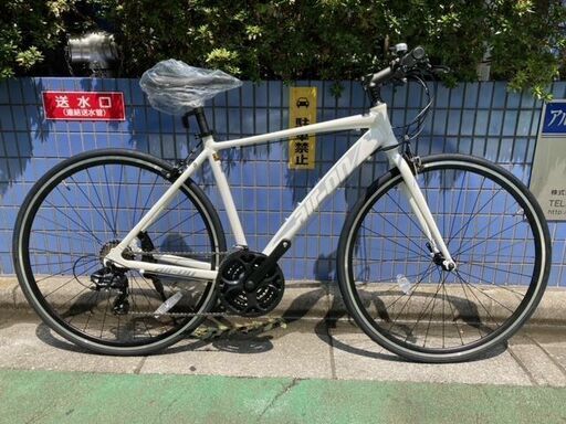 ★ジモティー特価★　クロスバイク　サカモトテクノ　エアーオンⅡ　480mm　ホワイト