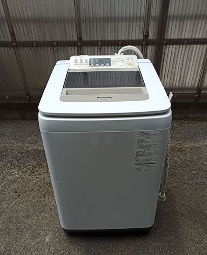(売約済み)Panasonic パナソニック 全自動電気洗濯機 8.0kg NA-FA80H1 2014年製 エコナビ 泡洗浄