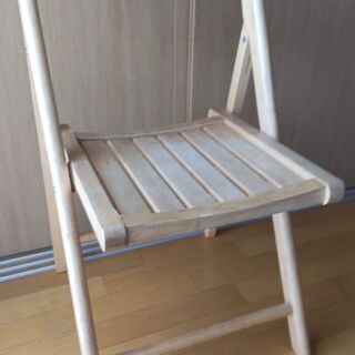 【引越処分】木製の椅子 0円 取りに来て頂ける方(福岡市博多区住吉)