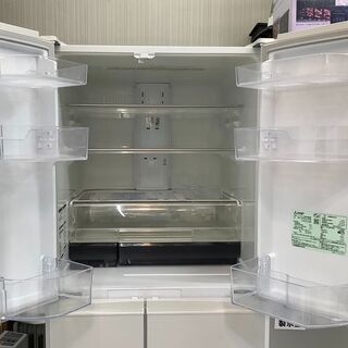MITSUBISHI/三菱 6ドア冷蔵庫 475L MR-JX48LY-W 2015年製【ユーズド