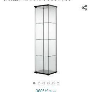 【ネット決済】IKEA(イケア) DETOLFガラス扉キャビネット