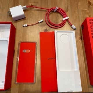 【ネット決済】OnePlus 7T 充電器、カバー、ミニジャック、箱
