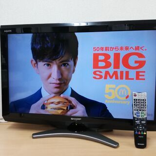 都内近郊配送可能 SHARP 32インチ 液晶テレビ リモコン付き