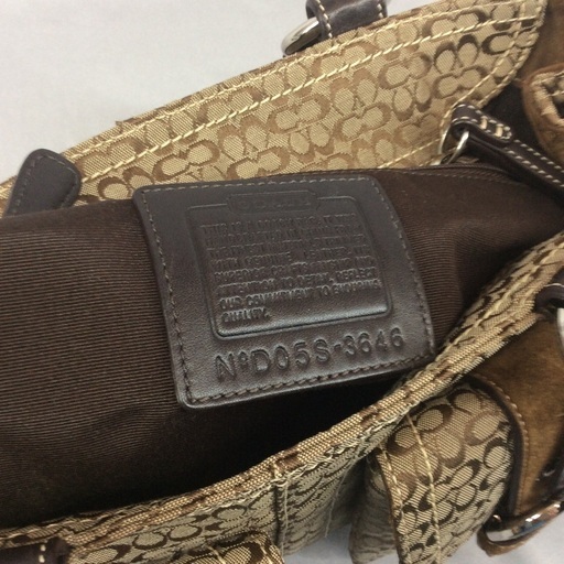 楽天市場】COACH(コーチ) ミニシグネチャー トートバッグ F10927 茶