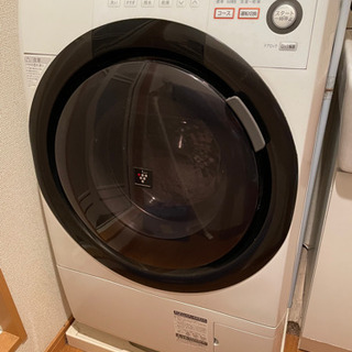 【ネット決済】シャープ　乾燥機付き洗濯機