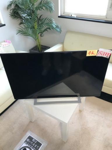 TOSHIBA  43型液晶テレビ　2018年式　4K