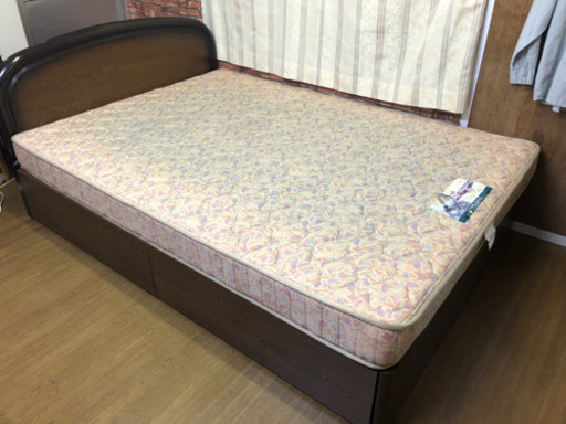 【送料無料】フランスベッド ダブルサイズベッド マットレス セット