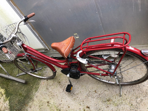 ヤマハ電動自転車．新しいバッテリー