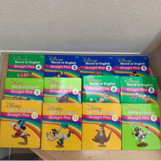 最新版　ストレートプレイ　ブルーレイ ディズニー英語システム　DWE リニューアル　ストレートプレー