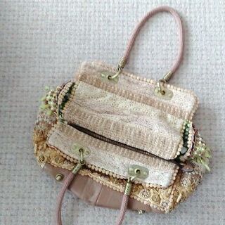 ☆値下げ新古品☆ ベージュ×ビジュー・バッグ（JAMIN PUECH）