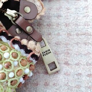 ☆値下げ新古品☆ ベージュ×ビジュー・バッグ（JAMIN PUECH）