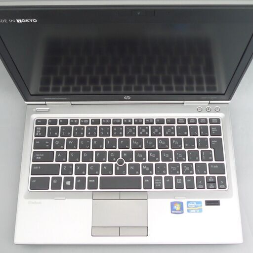 初心者向け ノートパソコン 良品 12.5型 HP 2570p 第3世代Core i7 8GB 500G DVDRW 無線 Wi-Fi Windows10 LibreOffice 即使用可能