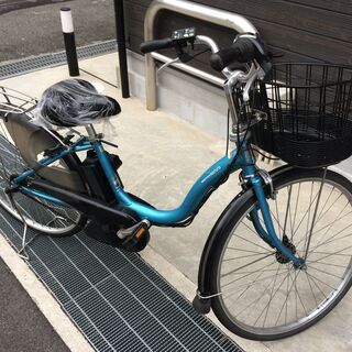 地域限定送料無料 ヤマハ パス ナチュラ 新基準 8,7AH 子供乗せ 青