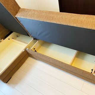 直取値引 フランスベッド AG ATLA2 カウチソファ ファブリック ソファベッド 収納付 アトラ  2S＆シェーズセット 組み換え可能