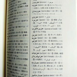 【最安値】ペルシア語辞典（ぺ日・日ペ）黒柳 恒男著