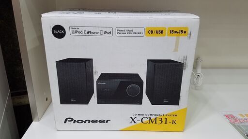 【愛品館市原店】　Pioneer X-CM31-K CDﾐﾆｺﾝﾎﾟｰﾈﾝﾄｼｽﾃﾑ【管理IMP010736-105】
