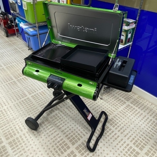 8/9【アウトドア用品】IWATANI/イワタニ カセットガスコンロ ガスコンロ BBQ-GR 美品