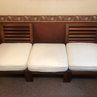 IKEA屋外ソファ エップラロー 一人掛け×2、スツール、座面 IKEA屋外ソファ エップラロー 一人掛け×2、スツール、座面