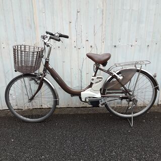電動アシスト自転車7月-5　パナソニック　ViVi NX　24インチ　充電器　3.1Ahバッテリー　鍵1本　電動自転車