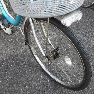 中古電動自転車 １６０２　超安心の新品バッテリー６.０Ah保証書付　前後タイヤ新品！　ブリヂストン　アシスタ　A4L40    24インチ  アルミフレーム　ハンドルロック　充電器付 ＊ 新品バッテリー品番　LI6.0N.B 中古電動自転車 1602 超安心の新品バッテリー6.0Ah保証書付 前後