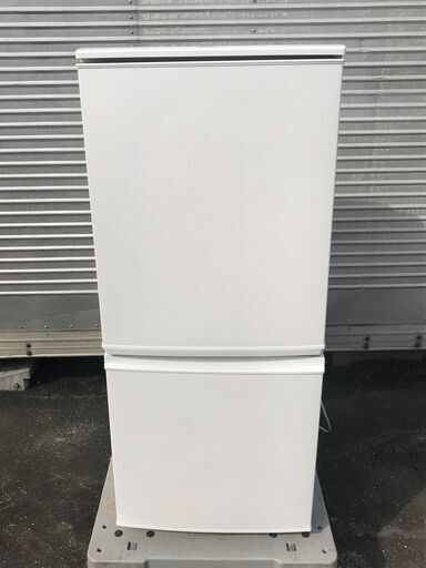 新版 SHARP 2016年製 137L 2ドア ノンフロン冷凍冷蔵庫 冷蔵庫