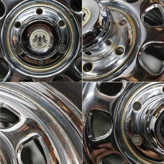 ★ノーマルタイヤ・ホイール 4本★ 215/65R16 109/107T モモタイヤ MENDEC M-7 ’20 16X7J US DAYTONA 6H -139.7 ハイエース キャラバン　　～横浜市旭区 ズーラシア近く～　