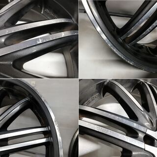 ★特価★ 19x8J ESTATUS 5H -114.3 Off 38 19インチ 4本 アルファード ヴェルファイア ハリアー    ～横浜市旭区 ズーラシア近く～