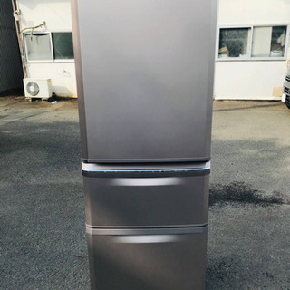 ①‼️335L‼️1840番 三菱✨ノンフロン冷凍冷蔵庫✨MR-C34X-P‼️ w2