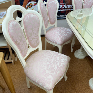 ロココ調ダイニングセット 6脚付 参考価格354564円 ￥164000円税込