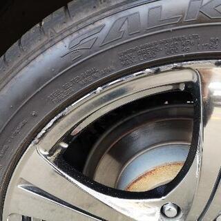 (商談中)weds(ウェッズ) Leonis(レオニス) 5本スポーク シルバー18インチホイール4本　タイヤセット