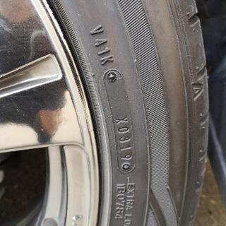 (商談中)weds(ウェッズ) Leonis(レオニス) 5本スポーク シルバー18インチホイール4本　タイヤセット