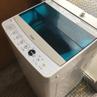 ハイアール 4.5kg 全自動洗濯機　2017年製　ブルー　Ha...