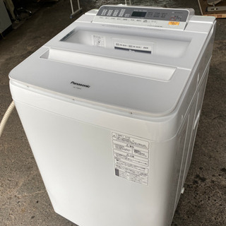 8キロパナソニック全自動電気洗濯機NA-FA80H6