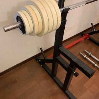 GronGベンチプレス台とバーベルセット 65kg