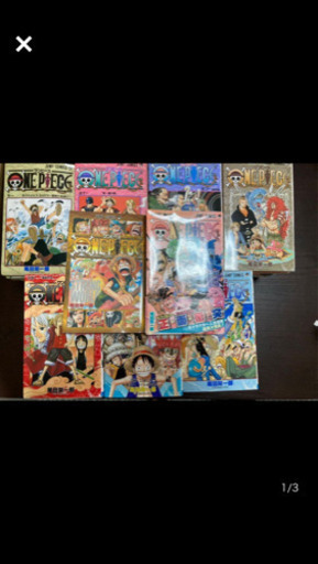 中古品　ワンピース　70冊セット　1-69巻と76巻が1冊だけあります