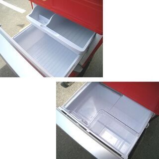 ☆ SHARP 3ドア 冷蔵庫 2012年製 350L 両開き どっちもドア プラズマクラスター 自動製氷 SJ-PW35W  自動製氷 赤/レッド シャープ 大型 三百Lクラス 札幌市 北20条店 ☆ SHARP 3ドア 冷蔵庫 2012年製 350L 両開き どっちもドア プラズマ