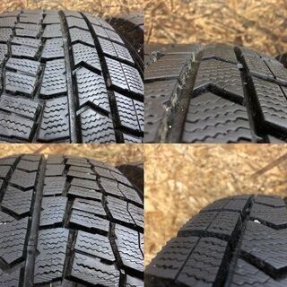 【DUNLOP WM02 195/65R15】スタッドレス【トヨタ 30プリウス 純正ホイール 15インチ 6J5HPCD100+45】2020年製 バリ溝　(TC356) クレジットカード QR決済可能