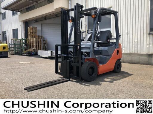 関東輸送費無料　トヨタL\u0026F エンジンフォークリフト 1.5t 　LPガス ガソリン 切替式 　1.5トン　1500kg　14735　CF20084