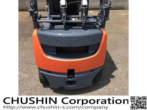 関東輸送費無料　トヨタL\u0026F エンジンフォークリフト 1.5t 　LPガス ガソリン 切替式 　1.5トン　1500kg　14735　CF20084