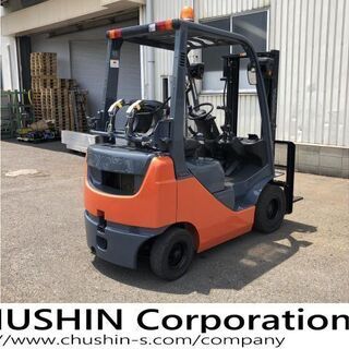 関東輸送費無料 トヨタL&F エンジンフォークリフト 1.5t LPガス 