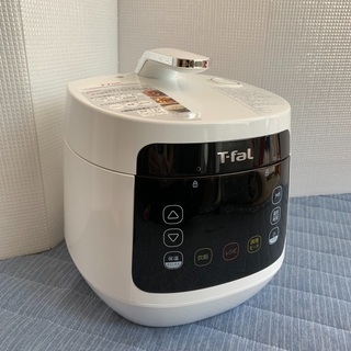 T-faL ラクラクッカー ラクラ・クッカー コンパクト電気圧力鍋（1台12役） ホワイト