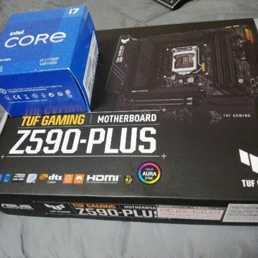 Inteli7  11700f  とASUS tuf  gaming z590 plus