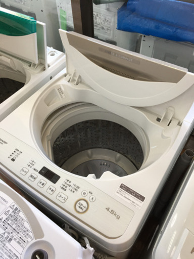 洗濯機4.5kg SHARP 2020年製