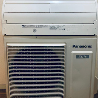 K03536 パナソニック 中古エアコン 主に6畳用 冷房能力 2.2KW ／ 暖房 
