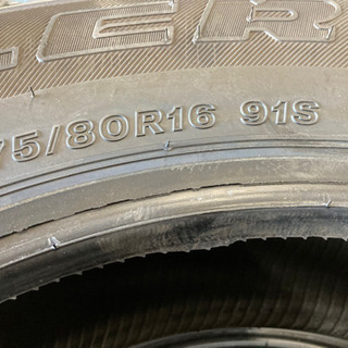 2022年製 BS 175/80R16 4本 新車外し 納車外し ほぼ新品 ジムニーに
