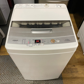 s0709-7 AQUA 全自動電気洗濯機　AQW-S45E 4...