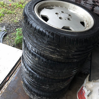 weds(ウェッズ) FARMAS ディッシュホイール 深リム　17インチ +45 PCD5H114.3 4本セット旧車 当時物