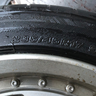 weds(ウェッズ) FARMAS ディッシュホイール 深リム　17インチ +45 PCD5H114.3 4本セット旧車 当時物